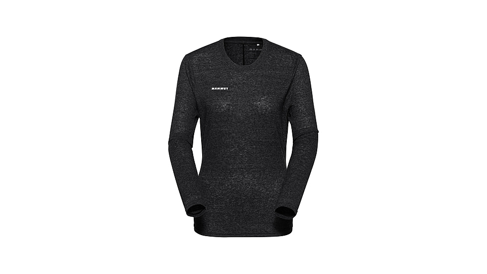 Mammut Massone Light Longsleeve T-Shirt - Womens, Black, S, 1016-01620-0001-113