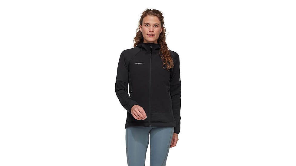 Mammut Massone ML Hooded Jacket - Womens, Black, S, 1014-06200-0001-113