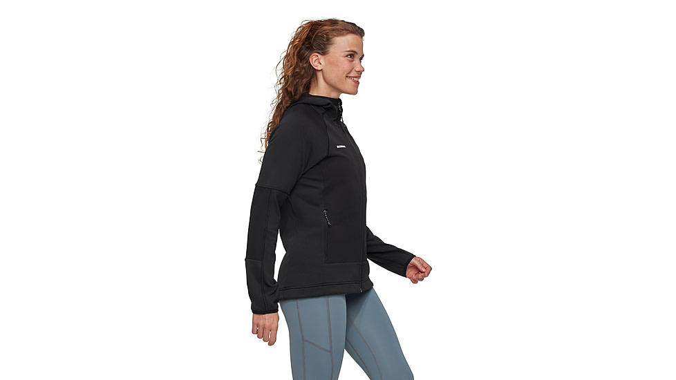 Mammut Massone ML Hooded Jacket - Womens, Black, S, 1014-06200-0001-113