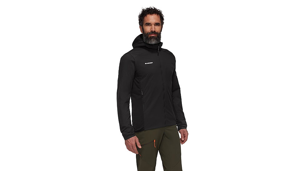 Mammut Rime Light IN Flex Hooded Jacket - Mens, Black, 2XL, 1013-03150-0001-117