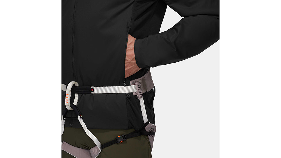 Mammut Rime Light IN Flex Hooded Jacket - Mens, Black, 2XL, 1013-03150-0001-117