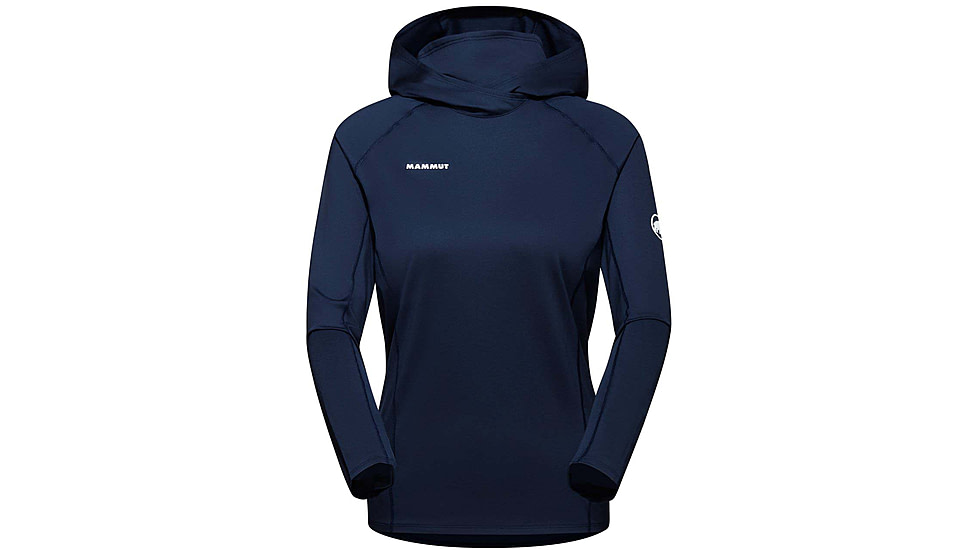 Mammut Selun FL Sun Hoodies - Womens, Marine, Extra Large, 1016-01430-5118-116