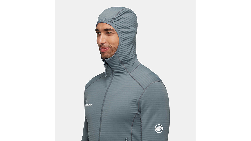 Mammut Taiss Light ML Hooded Jacket - Men's, Strata, Medium, 1014-04530-00789-114