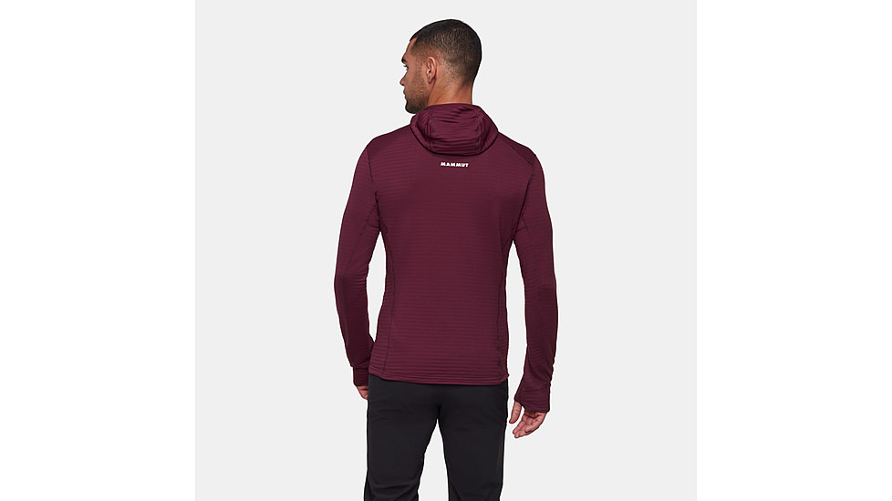 Mammut Taiss Light ML Hooded Jacket - Men's, Vin, Extra Large, 1014-04530-3800-116