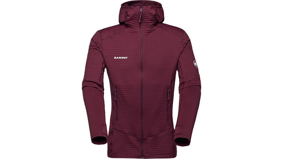 Mammut Taiss Light ML Hooded Jacket - Men's, Vin, Extra Large, 1014-04530-3800-116