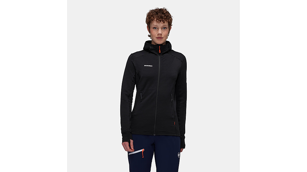 Mammut Taiss Light ML Hooded Jacket - Womens, Black, Small, 1014-04540-0001-113