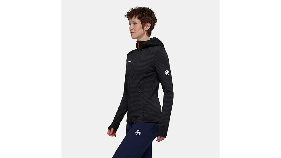 Mammut Taiss Light ML Hooded Jacket - Womens, Black, Small, 1014-04540-0001-113