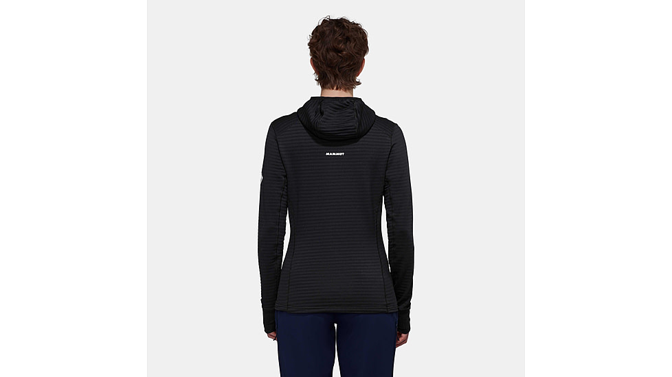 Mammut Taiss Light ML Hooded Jacket - Womens, Black, Small, 1014-04540-0001-113