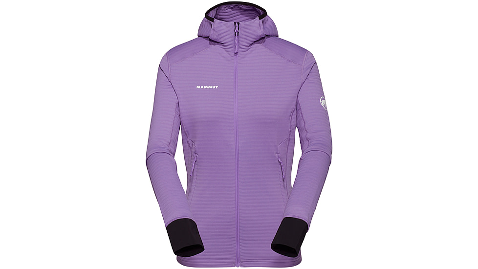 Mammut Taiss Light ML Hooded Jacket - Womens, Lavandin/Black, Large, 1014-04540-6441-115