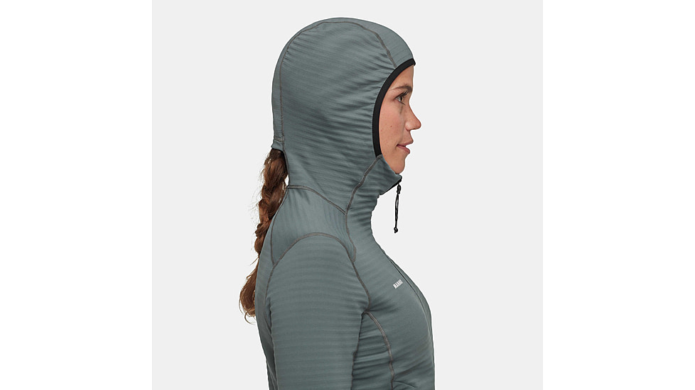 Mammut Taiss Light ML Hooded Jacket - Womens, Strata/Black, Large, 1014-04540-00791-115