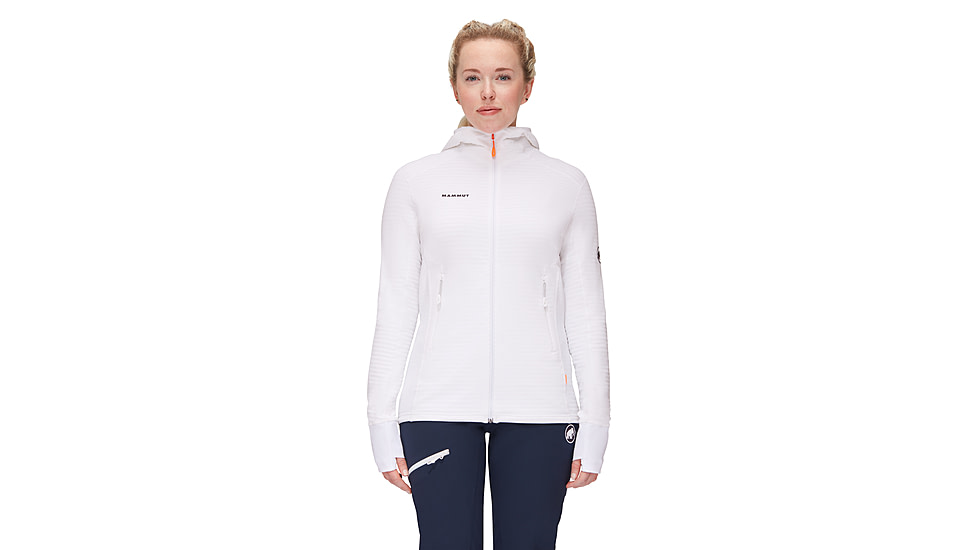 Mammut Taiss Light ML Hooded Jacket - Womens, White, Extra Large, 1014-04540-0243-116