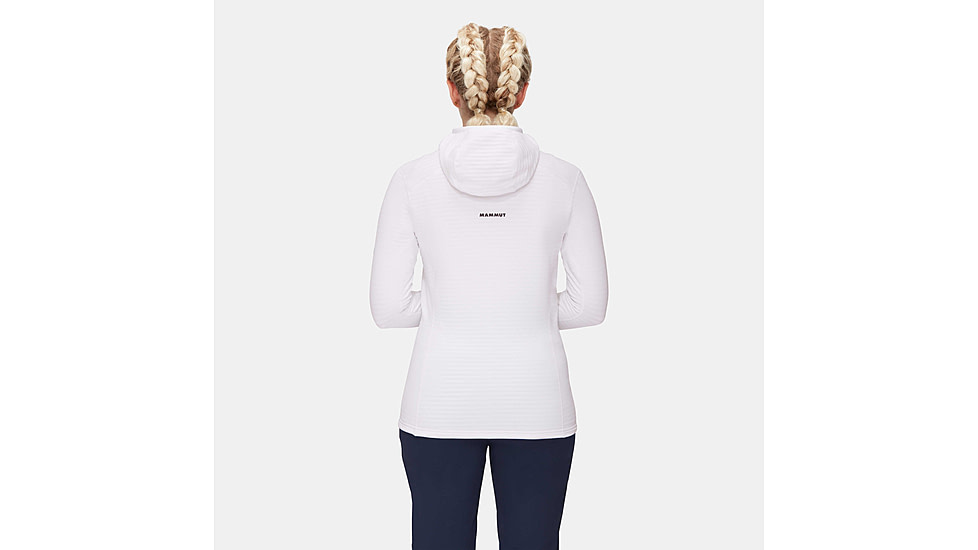 Mammut Taiss Light ML Hooded Jacket - Womens, White, Extra Large, 1014-04540-0243-116