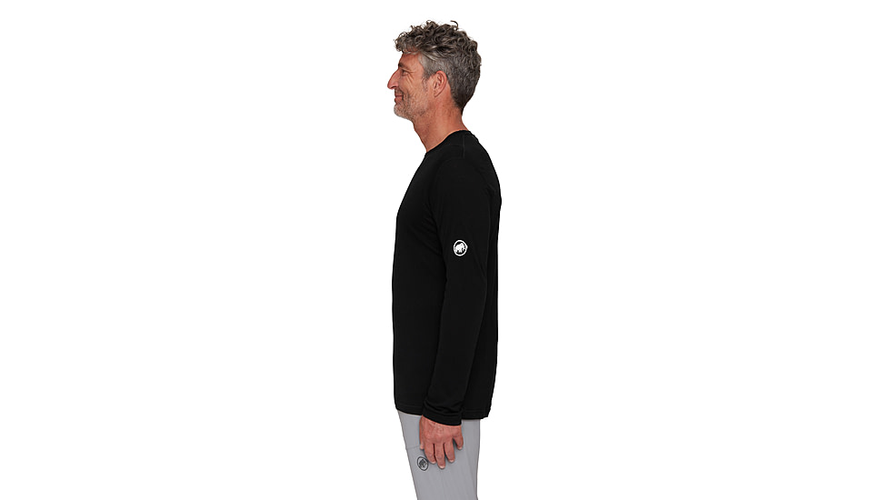 Mammut Tree Wool FL Longsleeve T-Shirt - Mens, Black, XXL, 1016-01690-0001-117