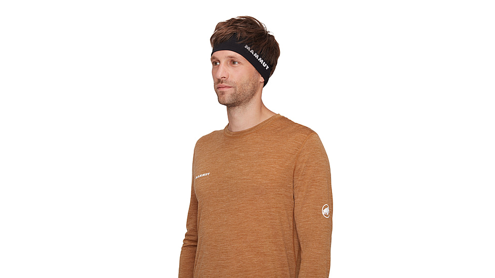 Mammut Tree Wool Headband, Black, one size, 1191-01930-0001-1