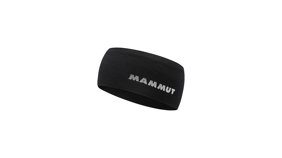 Mammut Tree Wool Headband, Black, one size, 1191-01930-0001-1