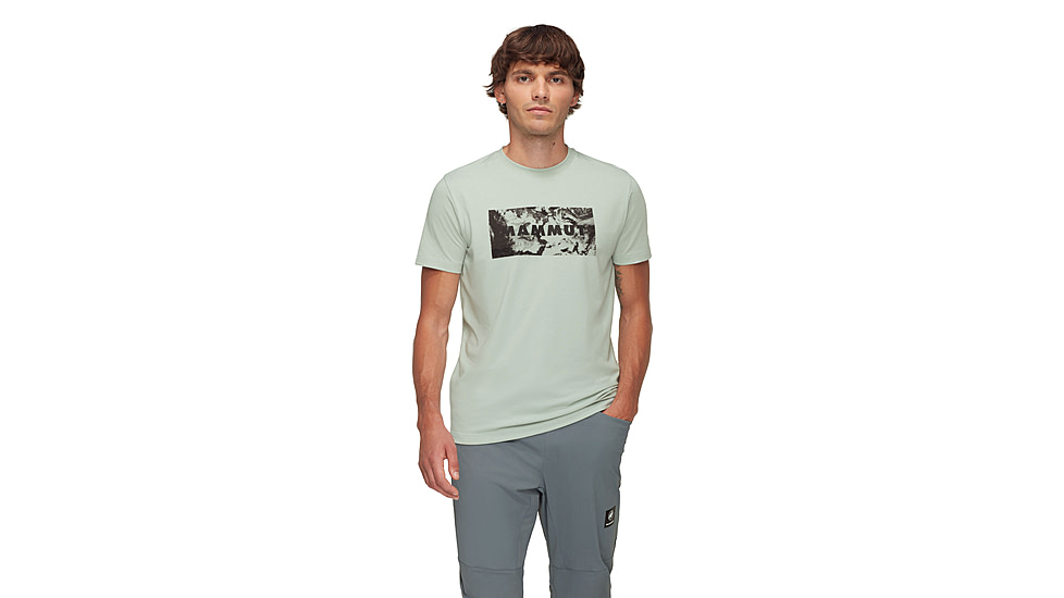 Mammut Trovat Logo T-Shirt - Mens, Silver Sage, S, 1017-06460-1288-113