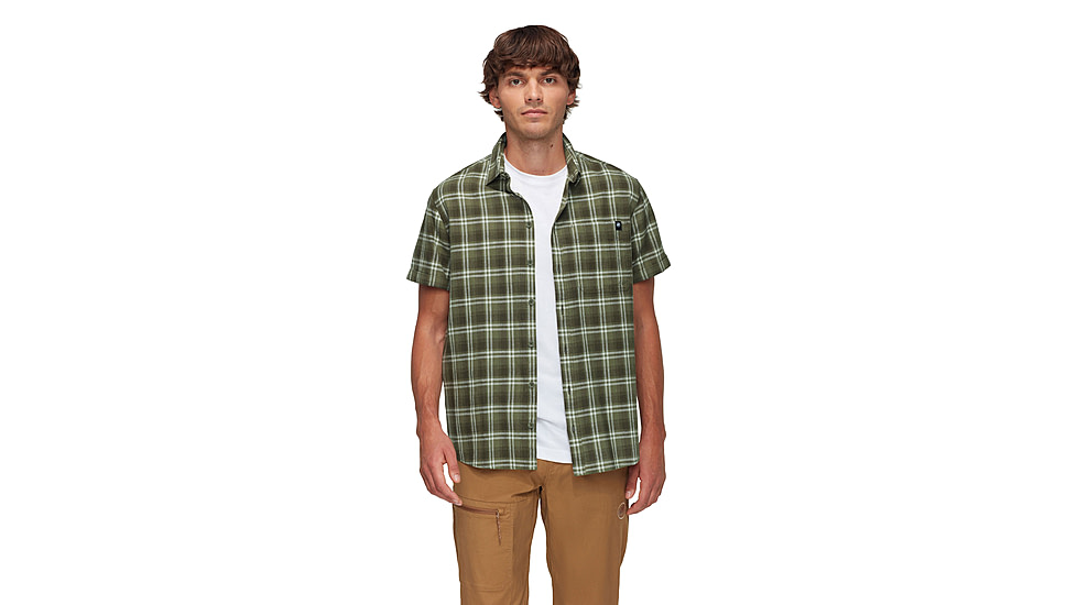 Mammut Trovat Summer Shirt - Mens, Marsh-Dark Marsh, M, 1015-01620-40300-114