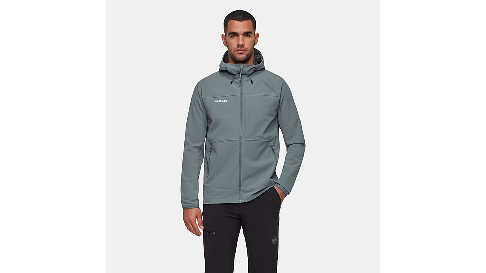 Mammut Ultimate Comfort SO Hooded Jacket - Mens, Strata, Medium, 1011-02640-00789-114