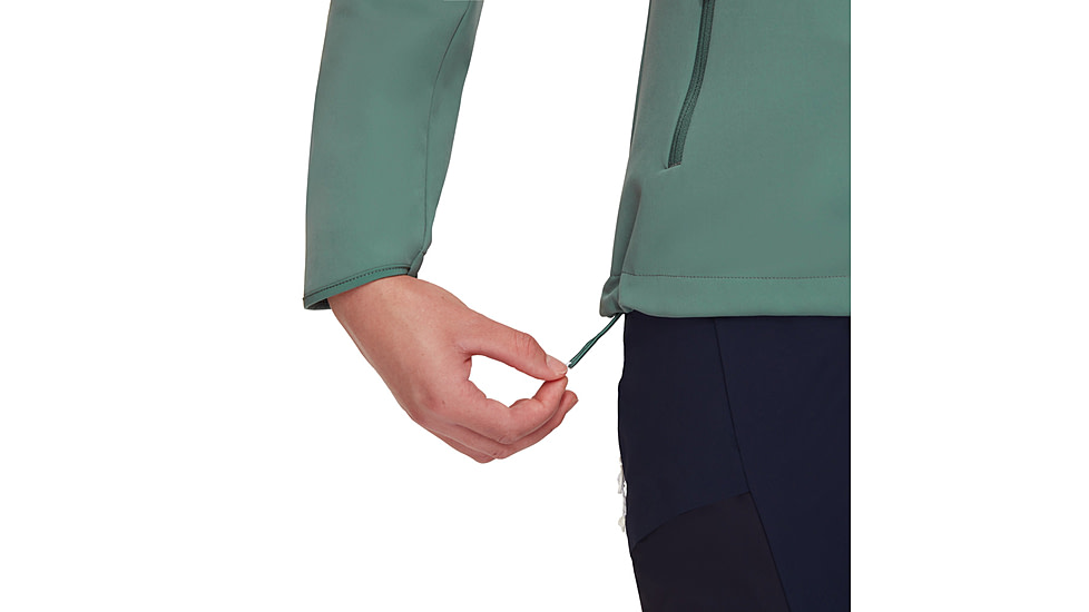 Mammut Ultimate Comfort SO Hooded Jacket - Womens, Dark Jade, Medium, 1011-01960-40236-114