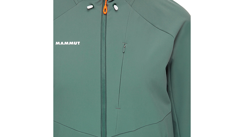 Mammut Ultimate Comfort SO Hooded Jacket - Womens, Dark Jade, Medium, 1011-01960-40236-114