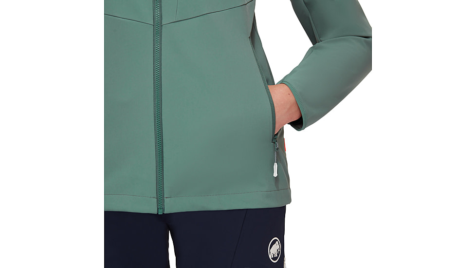 Mammut Ultimate Comfort SO Hooded Jacket - Womens, Dark Jade, Medium, 1011-01960-40236-114