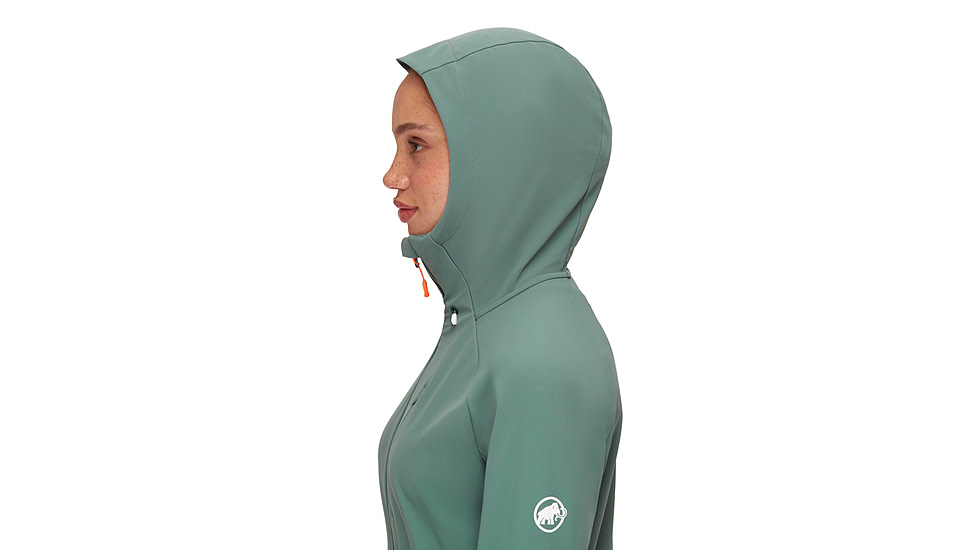 Mammut Ultimate Comfort SO Hooded Jacket - Womens, Dark Jade, Medium, 1011-01960-40236-114