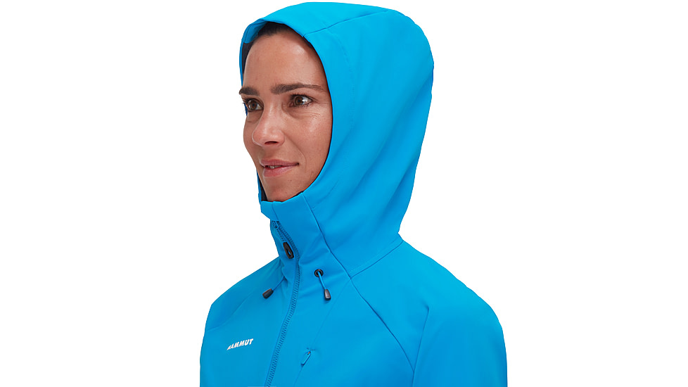 Mammut Ultimate Comfort SO Hooded Jacket - Womens, Glacier Blue, XS, 1011-01960-50589-112