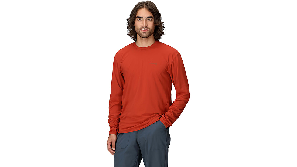 Marmot AirExchange SolarShield Crew LS - Mens, Sumac, XXL, M16049-24360XXL