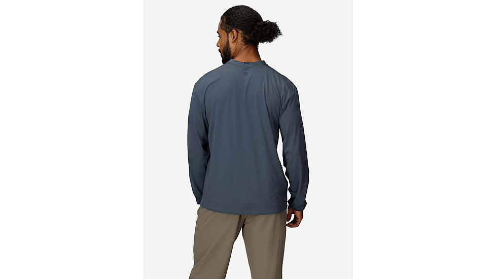 Marmot AirExchange SolarShield Crew LS - Mens, Thunderhead, S, M16049-24369S
