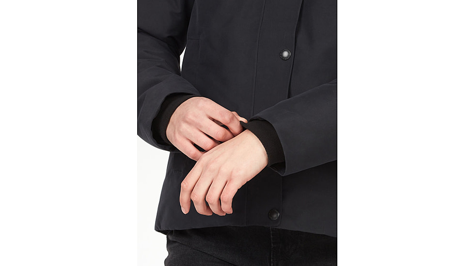 Marmot Chelsea Down Short Coat - Women's, Black, Medium, 195115184780