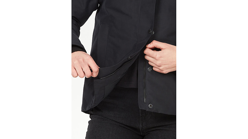 Marmot Chelsea Down Short Coat - Women's, Black, Medium, 195115184780