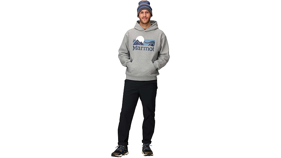 Marmot Coastal Hoody -Mens, Grey Heather, Large, 195115396251