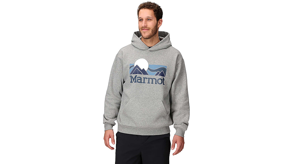 Marmot Coastal Hoody -Mens, Grey Heather, Large, 195115396251