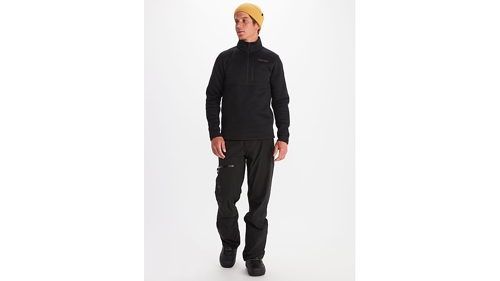 Marmot Drop Line 1/2 Zip - Mens, Black, Medium, M13193-001-M