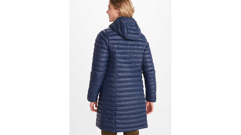Marmot Echo Featherless Long Jacket - Womens, Arctic Navy Shiny, Large, M15871-20952-L