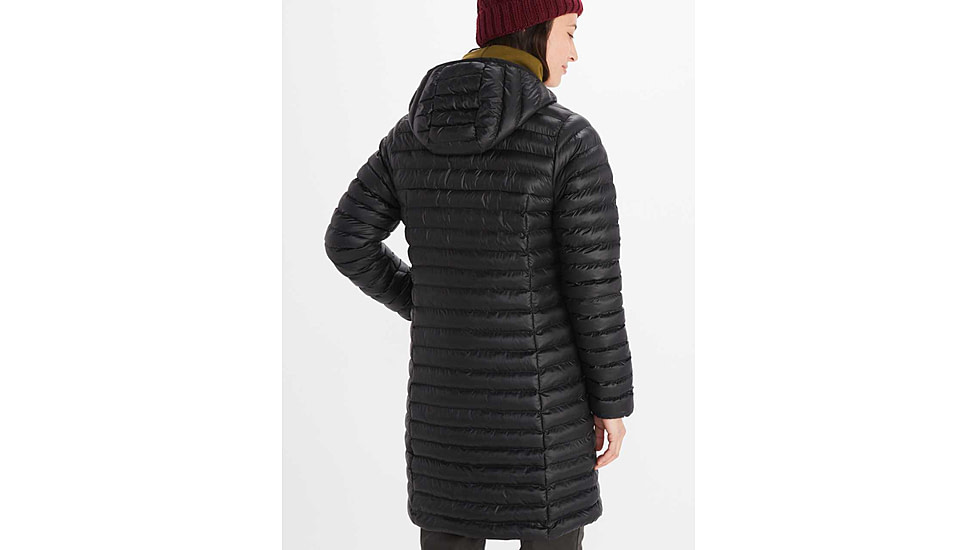 Marmot Echo Featherless Long Jacket - Womens, Black Shiny, Extra SmallMediumaLargeLarge, M15871-20953-XS