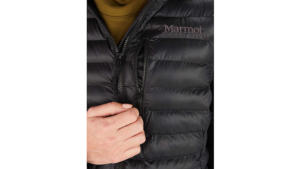 Marmot Echo Featherless Long Jacket - Womens, Black Shiny, Extra SmallMediumaLargeLarge, M15871-20953-XS