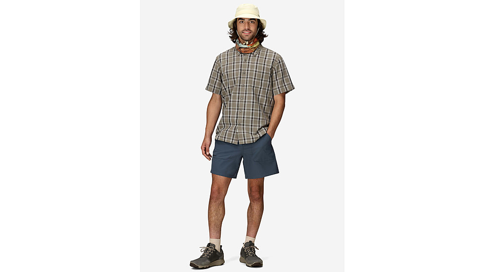 Marmot Eldridge Novelty Classic SS - Mens, Claystone Oliver Plaid, S, M10665-24290S