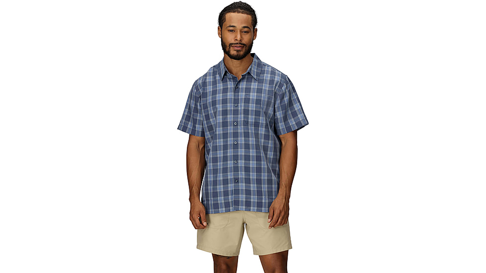 Marmot Eldridge Novelty Classic SS - Mens, Thunderhead Oliver Plaid, L, M10665-24288L