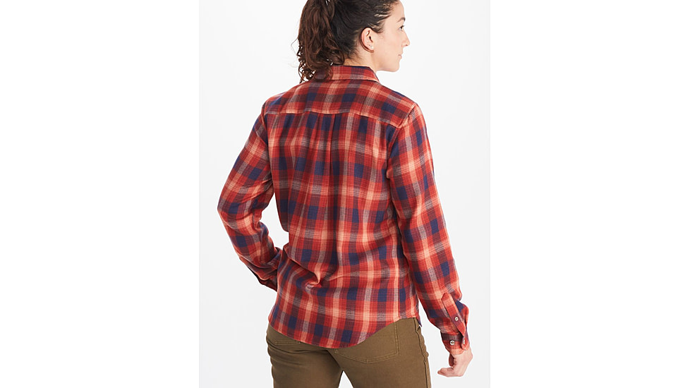 Marmot Fairfax Midweight Flannel - Womens, Red Ochre, Medium, M13553-9457-M