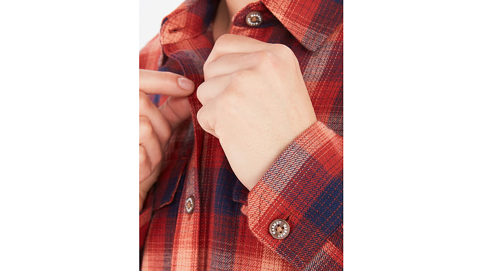 Marmot Fairfax Midweight Flannel - Womens, Red Ochre, Medium, M13553-9457-M