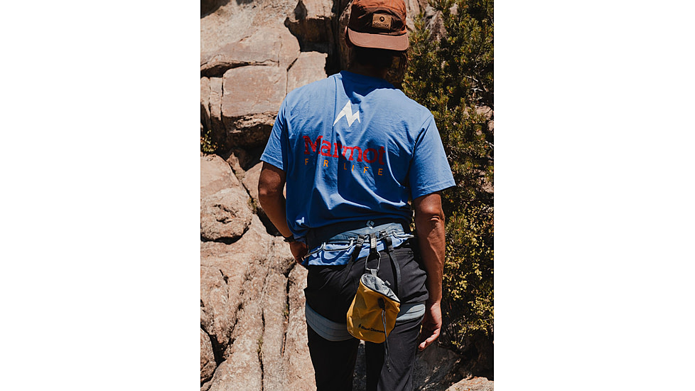 Marmot For Life Short Sleeve Tee - Mens, Trail Blue, 2XL, M15345-21538-XXL