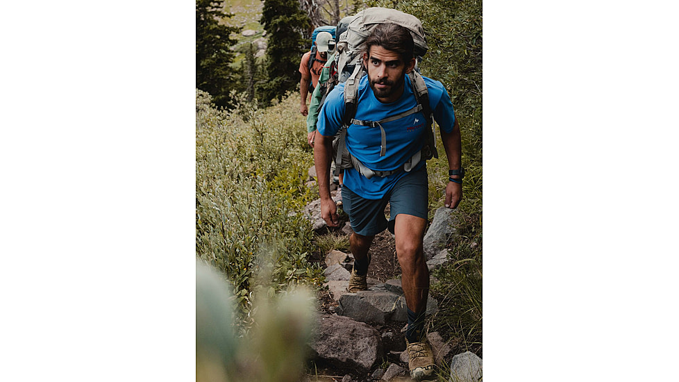 Marmot For Life Short Sleeve Tee - Mens, Trail Blue, 2XL, M15345-21538-XXL