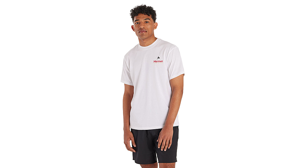 Marmot For Life Short Sleeve Tee - Mens, White, Medium, M15345-080-M