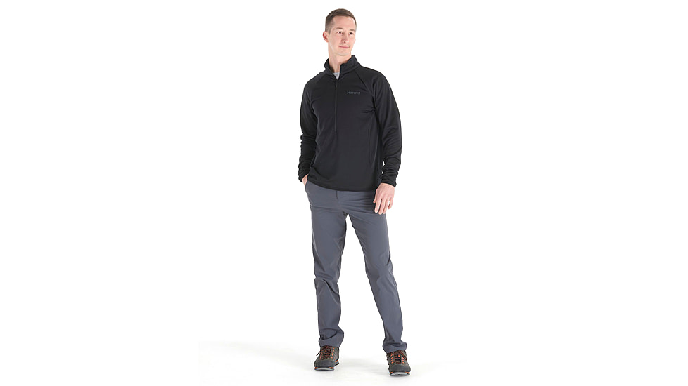 Marmot Leconte Fleece 1/2 Zip - Mens, Black, Extra Large, M15381-001-XL