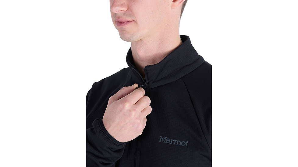 Marmot Leconte Fleece 1/2 Zip - Mens, Black, Extra Large, M15381-001-XL
