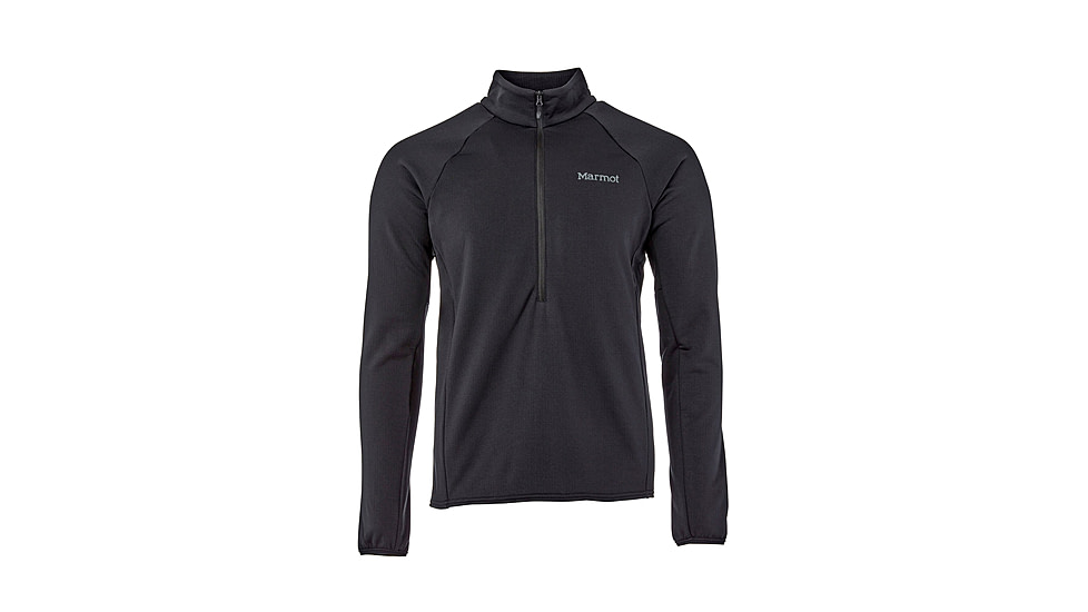 Marmot Leconte Fleece 1/2 Zip - Mens, Black, Extra Large, M15381-001-XL