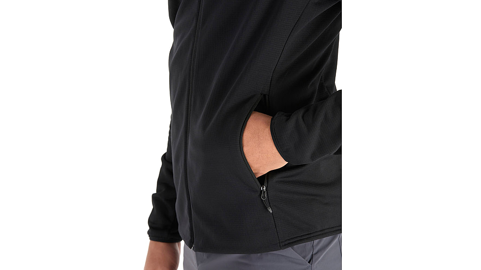 Marmot Leconte Fleece Jacket - Mens, Black, Small, M15382-001-S