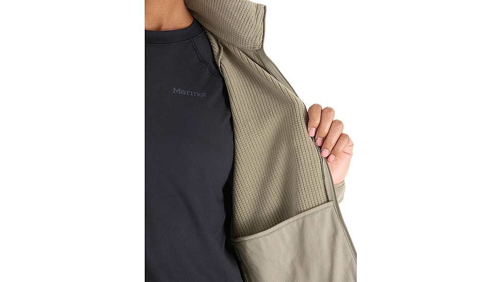 Marmot Leconte Fleece Jacket - Womens, Vetiver, Extra Small, M15392-21543-XS