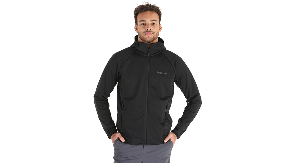 Marmot Leconte Full Zip Hoody - Mens, Black, Medium, M15383-001-M